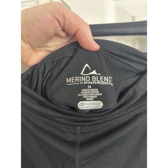 Paradox Merino Blend Black Base Layer Leggings Size Medium DriRelease - Picture 5 of 6